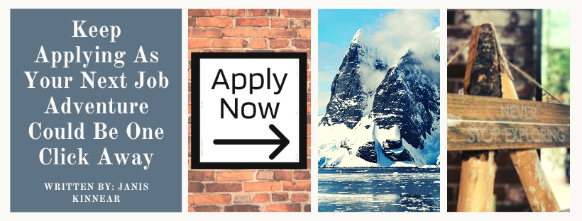 <strong>Keep applying as your next job adventure could be one click away</strong>